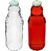 1 L bottle for juice with a twist-off cap - Ø43 - 6 ['juice bottle', ' glass bottle', ' kubuś bottle', ' 1 L bottle', ' juice bottles', ' 6x glass bottle for juice', ' juice', ' bottle for cream', ' bottles with cap', ' bottles with caps', ' click caps', ' coloured caps', ' grid pattern caps with print', ' bottle for lemonade', ' milkshakes', ' smoothies']