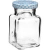 150 ml twist off glass jar Four Corners, lid fi 53 - 6 pcs - 2 ['jars', ' small jars', ' jar', ' glass jar', ' glass jars', ' jar with lid', ' jars for preserves', ' canning jars', ' jars for spices', ' jam jar', ' jar for jam', ' honey jar', ' jar for honey']