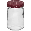 156 ml twist off glass jar with a coloured lid fi 53 - 6 pcs - 2 ['jars', ' small jars', ' jar', ' glass jar', ' glass jars', ' jar with lid', ' jars for preserves', ' canning jars', ' jars for spices', ' jam jar', ' jar for jam', ' honey jar', ' jar for honey']