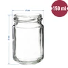 156 ml twist off glass jar with a coloured lid fi 53 - 6 pcs - 7 ['jars', ' small jars', ' jar', ' glass jar', ' glass jars', ' jar with lid', ' jars for preserves', ' canning jars', ' jars for spices', ' jam jar', ' jar for jam', ' honey jar', ' jar for honey']