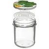 346 ml jar with a twist-off lid and a pressing element - 6 pcs - 3 ['jars', ' small jars', ' jar', ' glass jar', ' glass jars', ' jar with lid', ' jars for preserves', ' canning jars', ' jars for spices', ' jam jar', ' jar for jam', ' honey jar', ' jar for honey', ' pusher plate', ' preserves pusher plate', ' jar pusher plate']