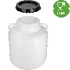 40l Barrel / Drum with handles , white colour - 2 ['barrel for pickling', ' pickling barrel', ' cucumber barrel', ' cabbage barrel']