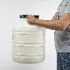 60l Barrel / Drum with handles , white colour - 9 ['barrel for cabbage', ' pickling barrel', ' pickling barrel', ' silage', ' cabbage', ' cucumber', ' barrel with lid']