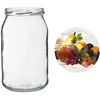 900 ml twist-off jar with coloured Ø82/6 lid - 6 pcs - 14 ['pickling jars', ' for pickling', ' for preserves', ' jars with decorative cap', ' for preserves']