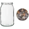 900 ml twist-off jar with coloured Ø82/6 lid - 6 pcs - 6 ['pickling jars', ' for pickling', ' for preserves', ' jars with decorative cap', ' for preserves']