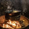 African cauldron, cast iron, 7 L - Safari - 21 ['cast iron cauldron', ' campfire cauldron', ' gypsy cauldron', ' Hungarian cauldron', ' goulash from cauldron', ' grill']