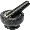 Granite mortar with pestle, 10cm  - 1 ['Granite mortar', ' mortar with piston', ' stone mortar', ' mortar of stone', ' kitchen mortar', ' mortar for herbs']