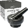 Granite mortar with pestle, 10cm - 7 ['Granite mortar', ' mortar with piston', ' stone mortar', ' mortar of stone', ' kitchen mortar', ' mortar for herbs']