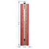 Indoor thermometer with a golden scale (-40°C to +50°C) 16cm mix - 2 ['indoor thermometer', ' room thermometer', ' thermometer for indoors', ' home thermometer', ' thermometer', ' wooden room thermometer', ' thermometer legible scale', ' thermometer golden scale']