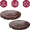 Lid Ø66/4 tartan mix, 10 pcs - 2 ['jar lids', ' lids with safety button', ' jar lids', ' TO lids', ' twist-off lids', ' Ø66 lids', ' tartan pattern lids', ' Ø66/4 lids', ' 4-catch lids', ' Browin lids']