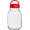 Liquor jar 3 L and cap Ø 100 with handle  - 1 ['jar', ' glass jar', ' jar with lid', ' jar for pickled cucumbers', ' jar for cucumbers', ' liqueur jar', ' jar for liqueurs', ' ar with handle', ' screw top jar with handle']