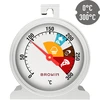Oven thermometer (0°C to +300°C) Ø4,4cm - 3 ['oven thermometer', ' bread thermometer', ' meat thermometer', ' food thermometer']