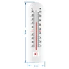 Universal thermometer  (-40°C do +50°C) 16cm - 2 ['mercury-free thermometer', ' universal thermometer', ' plastic thermometer', ' thermometer with legible scale', ' thermometer with dual scale', ' thermometer for rooms with high humidity']