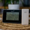 Weather station RCC – electronic, wireless, backlit, sensor, black - 17 ['weather station', ' household weather station', ' temperature', ' ambient temperature', ' temperature monitoring', ' electronic thermometer', ' thermometer with sensor', ' indoor thermometer', ' outdoor thermometer', ' thermometer outside']