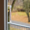 Window thermometer stick-on/screw-on , white (-50°C to +50°C) 22cm - 6 ['round thermometer', ' what temperature']