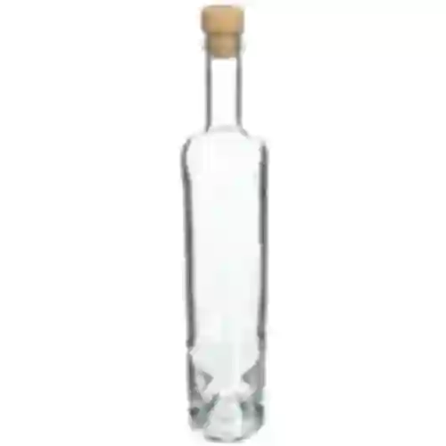 0,5 L glass bottle Marina with T-cork , white