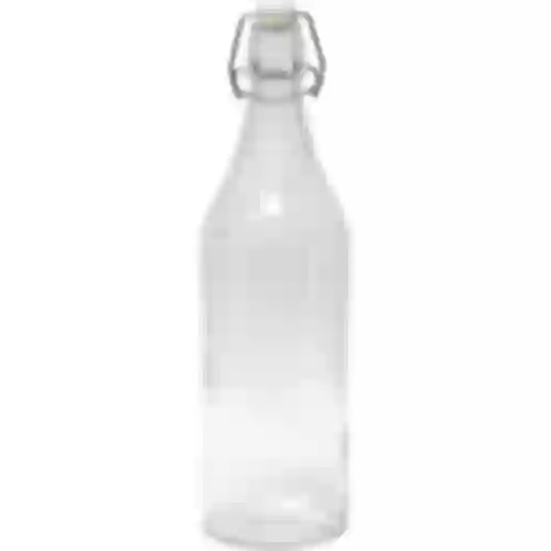 1l Round glass swing top bottle