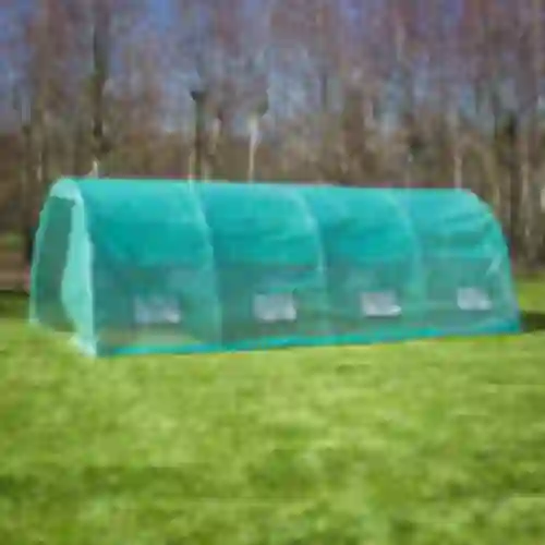 Backyard greenhouse (plastic) 3x6x2 m