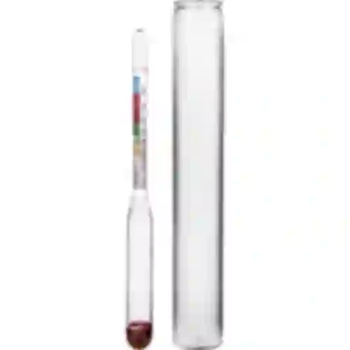 Hydrometer with potential alcohol scale , small