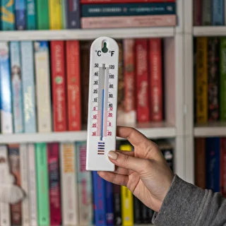 Indoor plastic thermometer (-40°C to +50°C) 40cm – photo 3