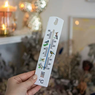Universal thermometer with a pattern - birds (-30°C do +50°C) 20cm – photo 3