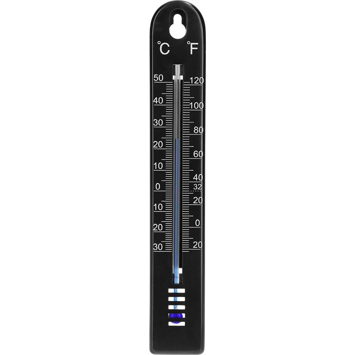 Universal-Thermometer, black (-30°C to +50°C) 17cm
