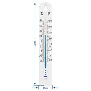 Universal-Thermometer, white (-30°C to +50°C) 17cm – photo 2