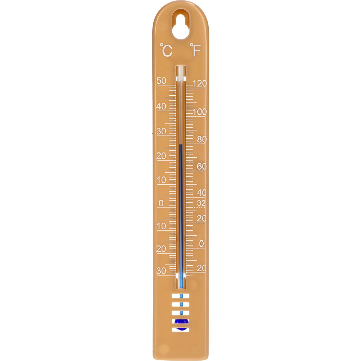 Universal-Thermometer, light brown (-30°C to +50°C) 17cm