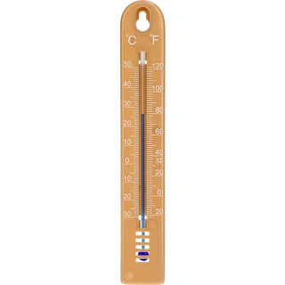 Universal-Thermometer, light brown (-30°C to +50°C) 17cm