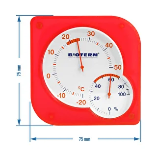 Indoor bimetallic thermometer with a hygrometer (-20°C to +50°C) mix – photo 6