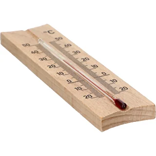 A room thermometer with a pattern (-20°C to +50°C) 15cm, natural – photo 4