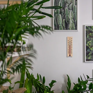 A room thermometer with a pattern (-20°C to +50°C) 15cm, natural – photo 7