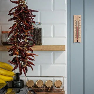 A room thermometer with a pattern (-20°C to +50°C) 15cm, natural – photo 6