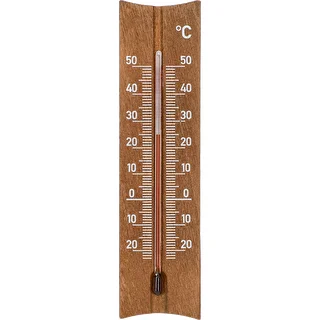 A room thermometer with a pattern (-20°C to +50°C) 15cm, bronze
