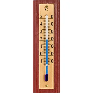 Indoor thermometer with a golden scale (-10°C to +50°C) 12cm