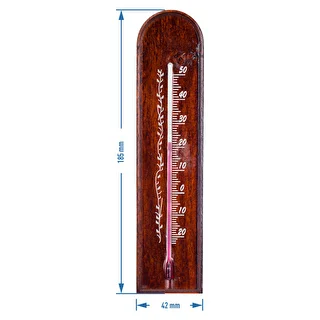 A room thermometer with a pattern (-20°C to +50°C) 18cm mix – photo 3