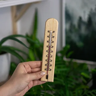 A room thermometer with a pattern (-20°C to +50°C) 18cm mix – photo 4