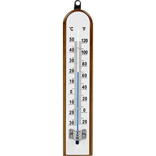 Room thermometer with white scale (-30°C to +50°C) 20cm