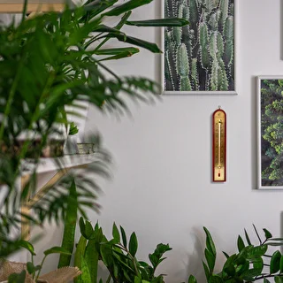 Indoor thermometer with a golden scale (-10°C to +60°C) 28cm mix – photo 8