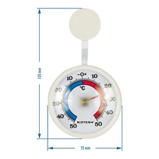 Universal, self-adhesive thermometer (-50°C to +50°C) – photo 2