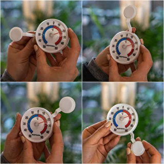 Universal, self-adhesive thermometer (-50°C to +50°C) – photo 5