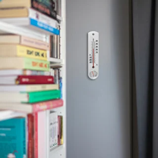 Universal silver thermometer with a hygrometer  (-30°C to +50°C) 25cm – photo 6