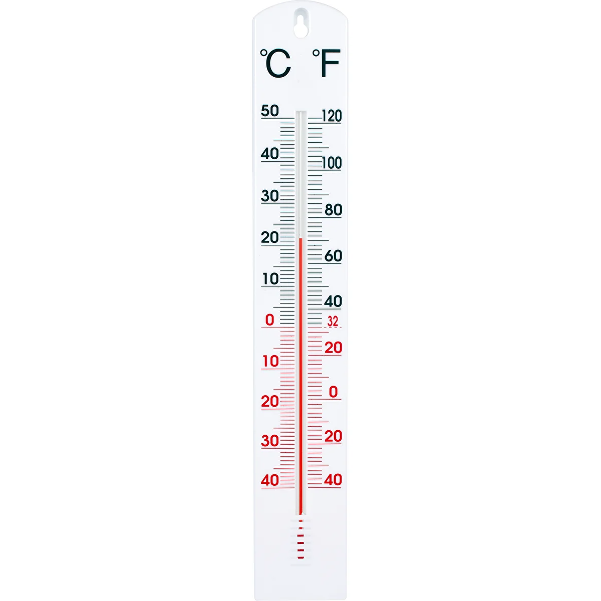 Universal thermometer, white (-40°C to +50°C) 40cm