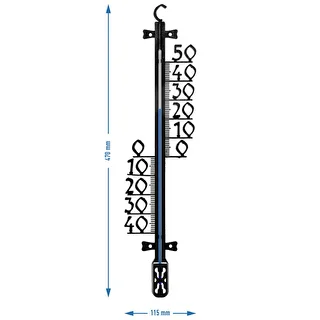 Outdoor metal thermometer (-40°C to +50°C) 41cm – photo 3