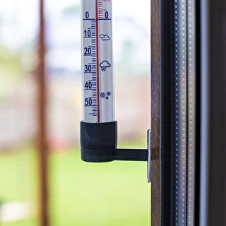 Window thermometer 230 mm x Ø26 mm stick-on/screw-on – photo 7