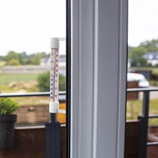Window thermometer 230 mm x Ø26 mm stick-on/screw-on – photo 2