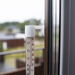 Window thermometer 230 mm x Ø26 mm stick-on/screw-on – photo 3