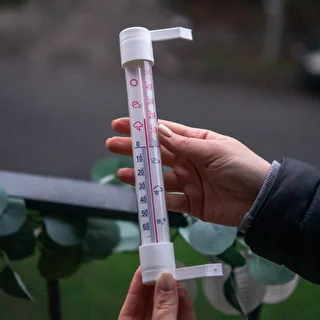 Outdoor window thermometer white  (-50°C to +50°C) 18cm – photo 4