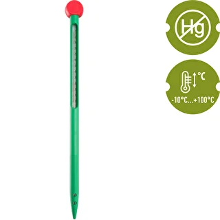 Plastic soil thermometer (-10°C to +100°C), 320 mm – photo 2
