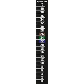 Liquid crystal thermometer (0°C to +40°C) 15cm